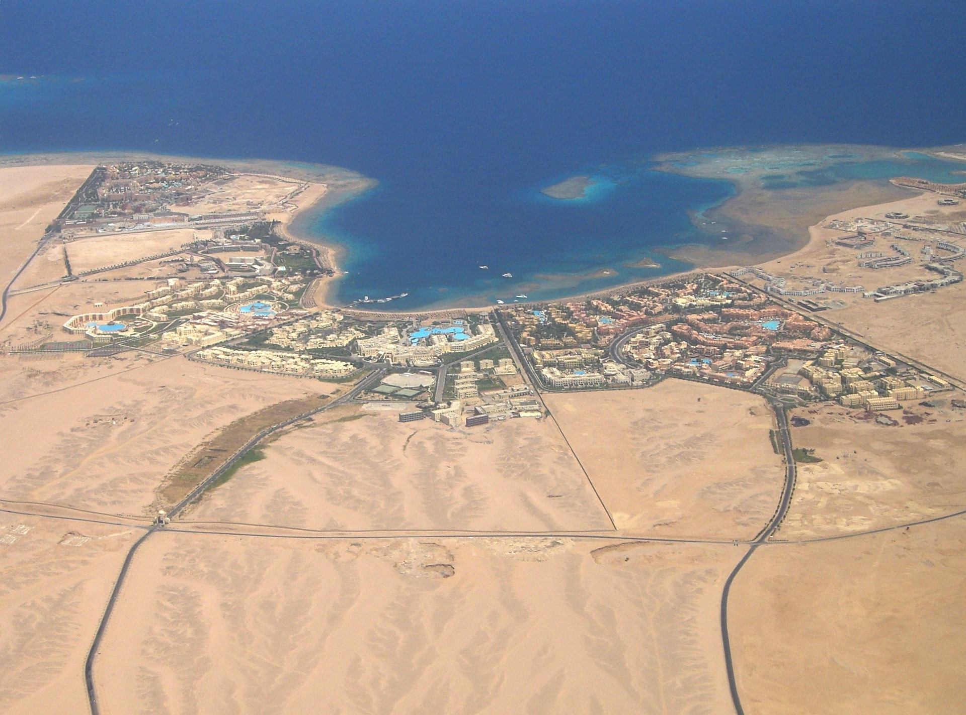Hurghada aerial view