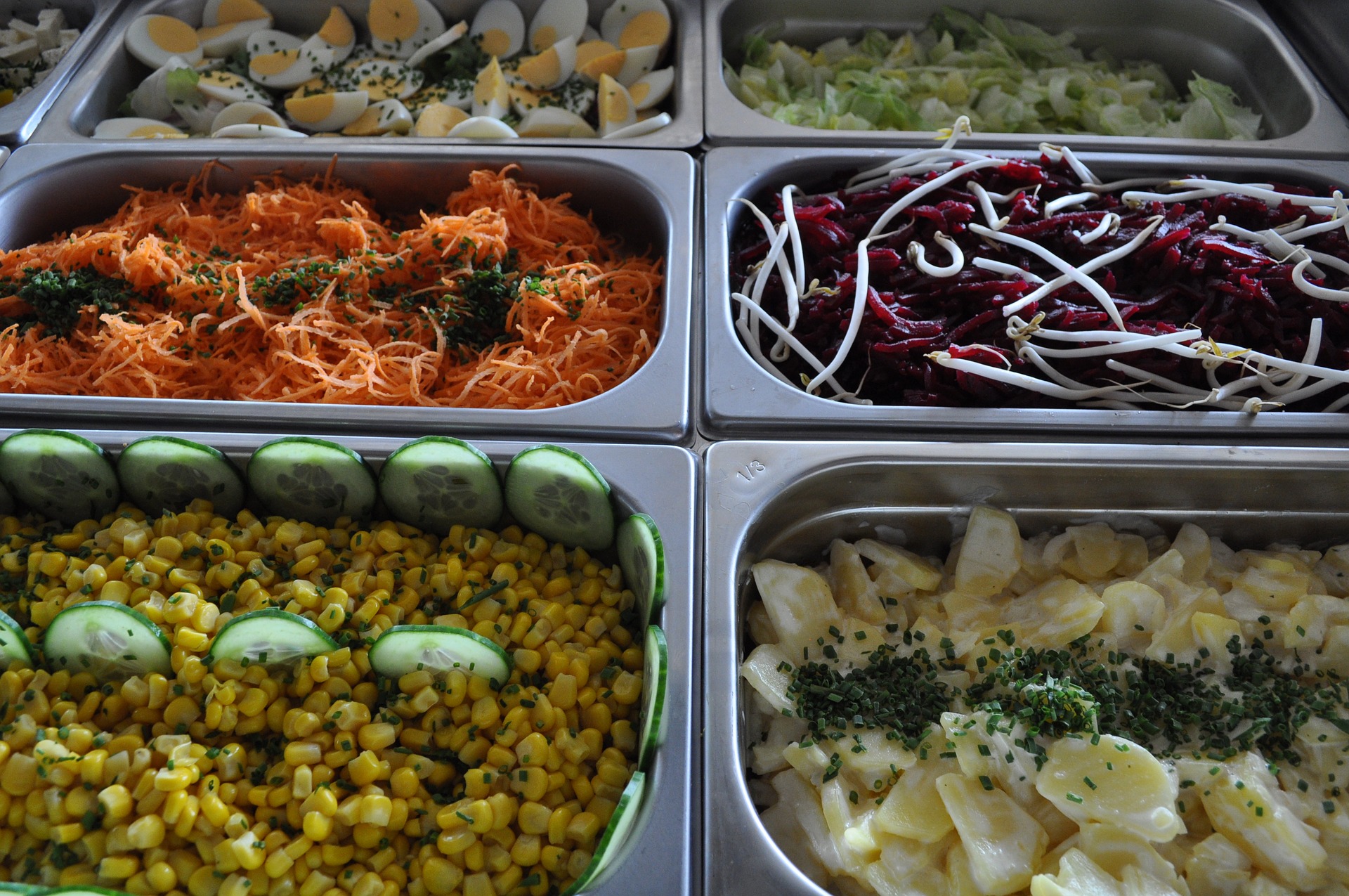 Buffet vegetables