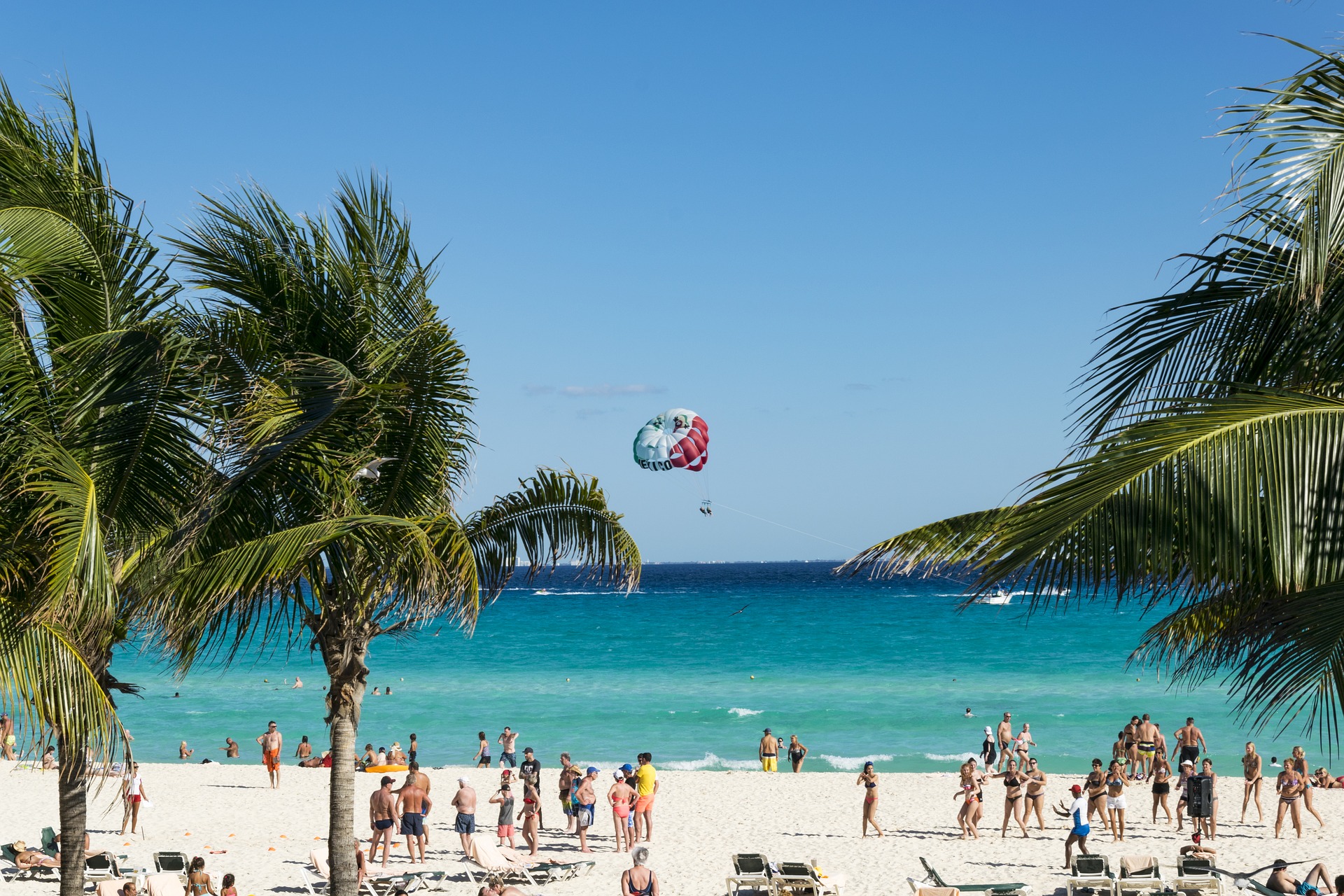 Holidaymakers in Cancun