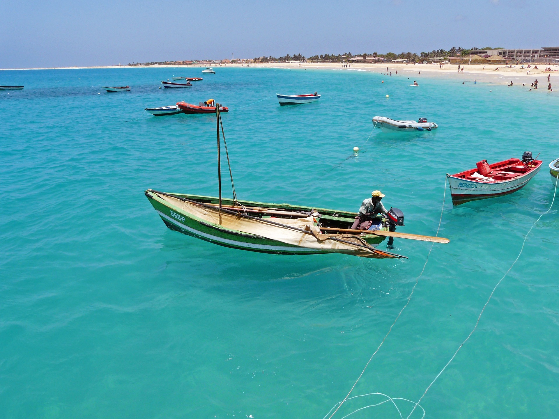 Cape verde fishing boat